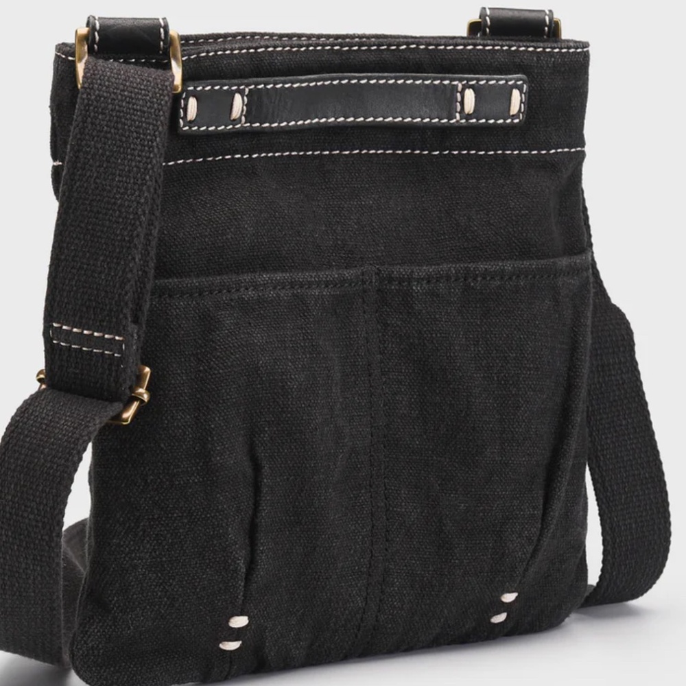 New- no tags 49 Square Miles Crossbody Bag Small Charcoal Washed Canvas